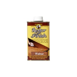 HOWARD - Restor-A-Finish: Restore Your Walnut Wood Finishes Repair Scratches, Eliminate Stains, White Heat or Water Rings and More. Safe on Furniture, Trim, and All Finished Wood. Size: 8 Fl oz