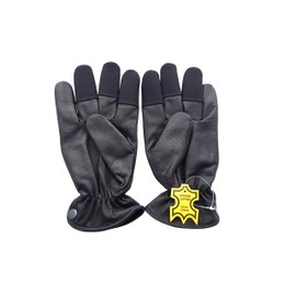 starlingukpkltd Quality Genuine Leather Fleece Lined All Weather Archery Gloves Shooting Gloves. (Small)