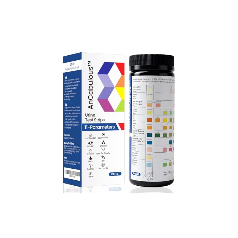 100x AnCabulous Urine Test Strips | 11-Parameter Test
