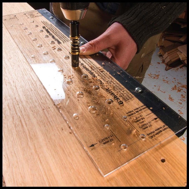 Big Horn 19138 1/4 Inch Shelf Pin Bit Self-Centering Drill