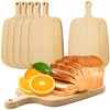 Bgtecho 6 Pack Wood Cutting Board with Handle, 10.5 X