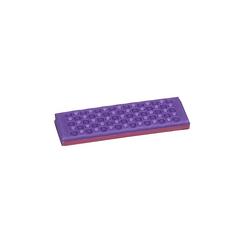 BUNDOK BD-514LP Folding Zabuton, Lavender x Pink, 0.6 inch (15