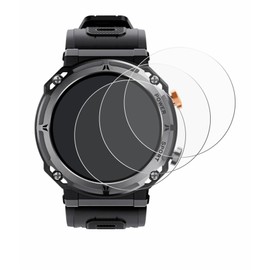 Savvies Pack of 6 Screen Protectors for Darmowade Smartwatch 1.39 Inch Screen Protector Film Ultra Transparent