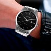 CURREN Reloj de Pulsera para Hombre, Análogo, Diseño Elegante, Formal,