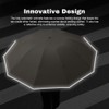 Fully Automatic Umbrella with Carabiner Handle, 10 Ribs Reverse Folding