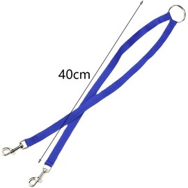 Black Double Dog Leash Lead,Adjustable Two Dog Leash Pet Traction Rope with D Coupler N Lead Collars, Pet Supplies