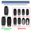 TOMALL for Nissan Key Fob Cover with Keychain 5 Buttons