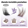 Extensiones De Pestañas Marrón Kit Raíces Invisibles Bq Lash
