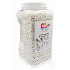 Sarah's Candy Factory Vanilla Mini Dehydrated Marshmallows in Jar, 1 Lb