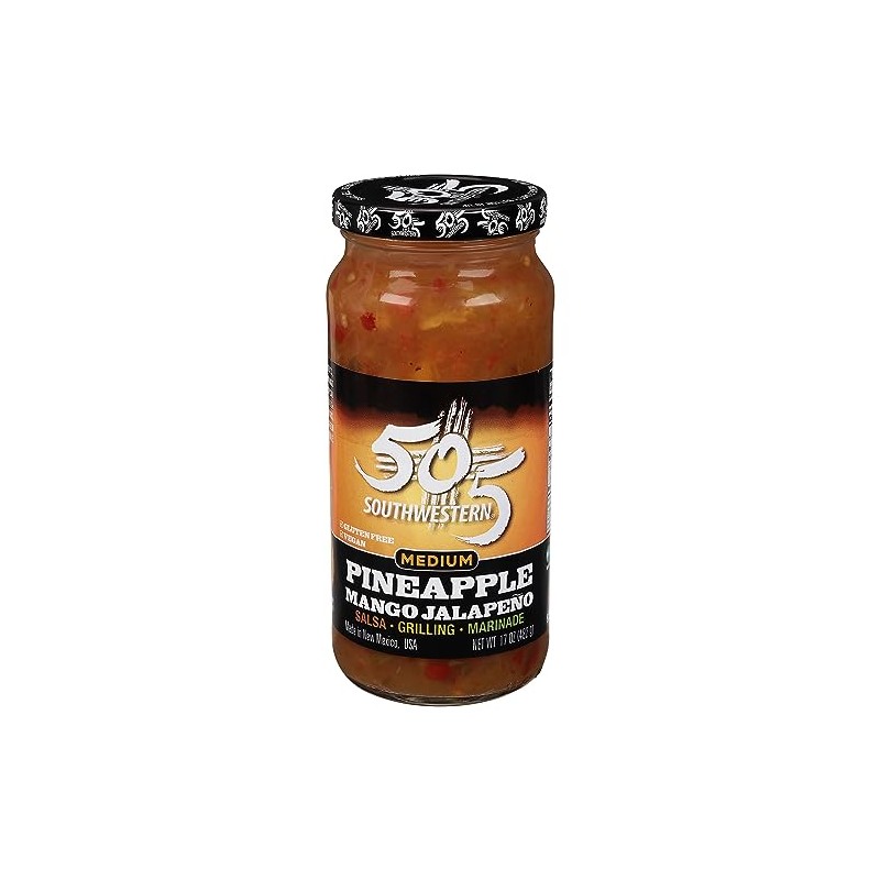 Hatch Valley 505 Pineapple Mango Jalapeno Salsa(16oz)(1 Jar)