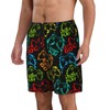 Lukbfall Game Mens Swim Trunks Quick Dry Swim Shorts with