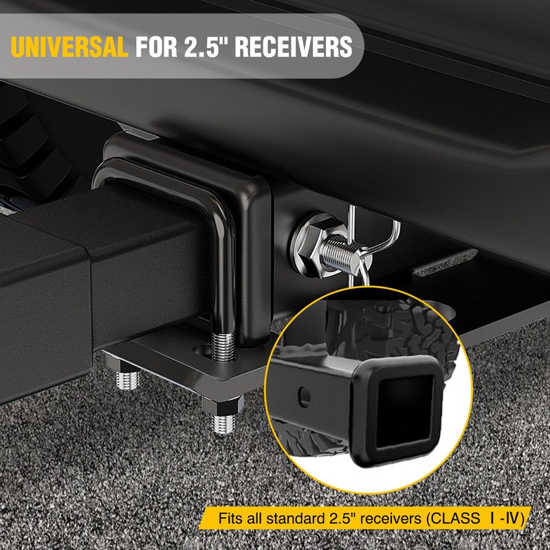 Nilight Trailer Hitch Tightener for 2 1/2 Inch Trailer Hitches