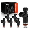 A-Premium Set of 6 Fuel Injectors Compatible with Honda Pilot