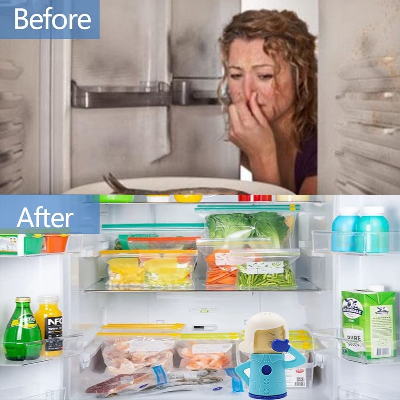 Abnaok Angry Mom Microwave Cleaner and Chilly Mama Fridge Deodoriser