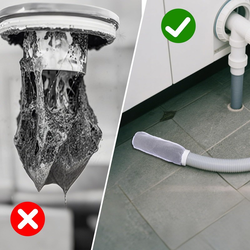 Lnngub 3 Pcs Lint Traps for Washing Machine Hose,Washer Hose