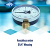 'Pressure Gauge with Lower G, Vacuum, 1/0/5 Bar G1/4