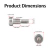 5 PCS 8*M6*6 Hex Socket Shoulder Bolt, Metric Machine Hex