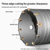 Concrete drill bit 40mm with SDS bit and 110mm adapter,