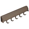 Belt Rack by Hafele, Synergy collection (Matt nickel, 5 Hook,