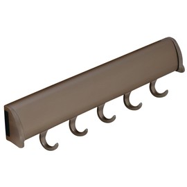 Belt Rack by Hafele, Synergy collection (Matt nickel, 5 Hook, 11 7/8")