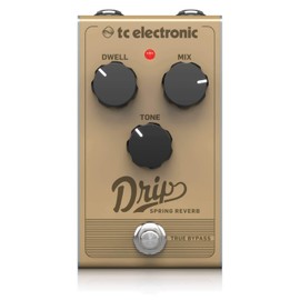 tc electronic Drip Spring Reverb Adjustable Dwell/Mix and Tone for Sparkling Reverb Sound