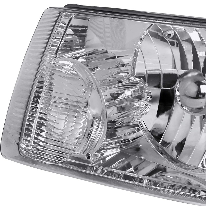 Spec-D Tuning Chrome Crystal Headlights + Corner Lights Turn Signal