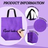 Eccliy 80 Pcs Reusable Gift Bags Set Glossy Grocery Gift