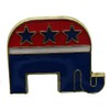 Wholesale Pack of 6 Republican Party Elephant Lapel Hat Pin