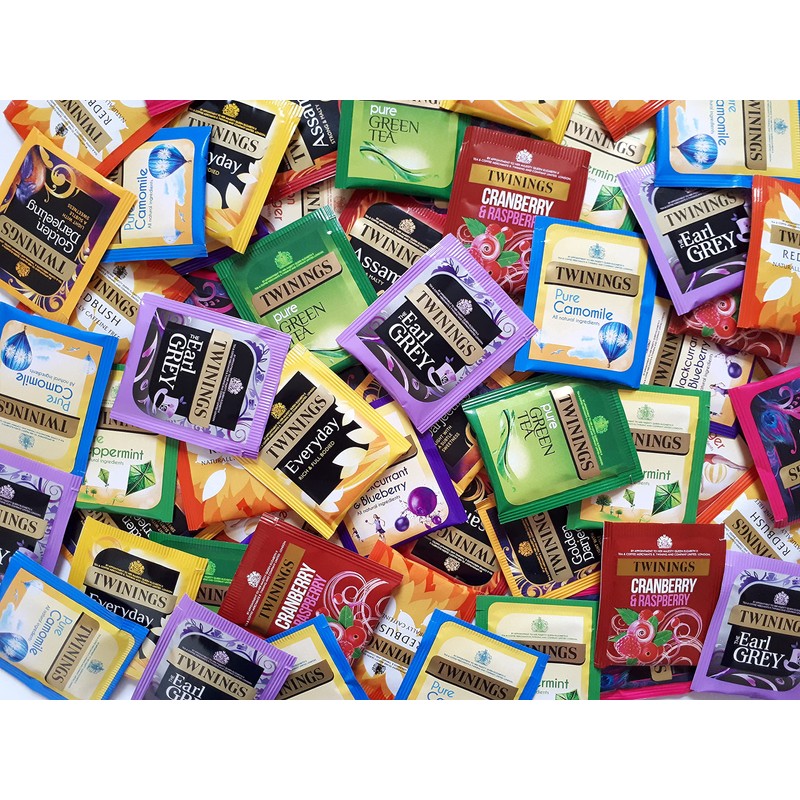 Twinings Tea Bags Individual Enveloped Tagged Classic and Flavoured Selections