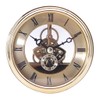 DEEWISH Movement, Transparent Skeleton Clock Inserts, Built-in Clock, Quartz Movement,