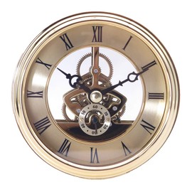 DEEWISH Movement, Transparent Skeleton Clock Inserts, Built-in Clock, Quartz Movement, Table Clock, High Quality European Style Clock DIY