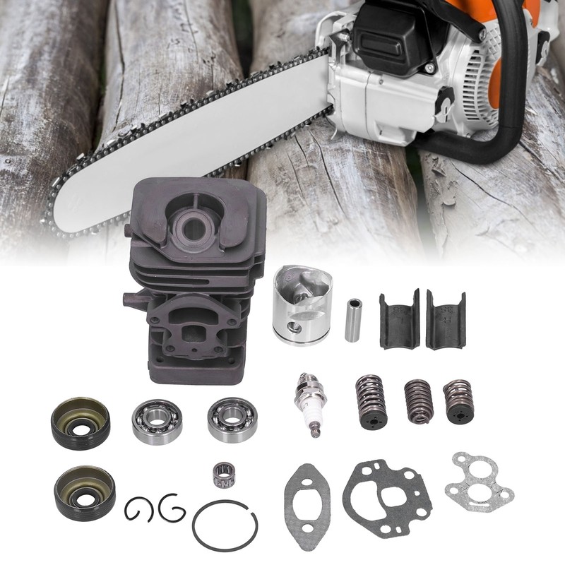 39mm Cylinder Piston Kit Chainsaw Cylinder Needle Bearing Spring Set