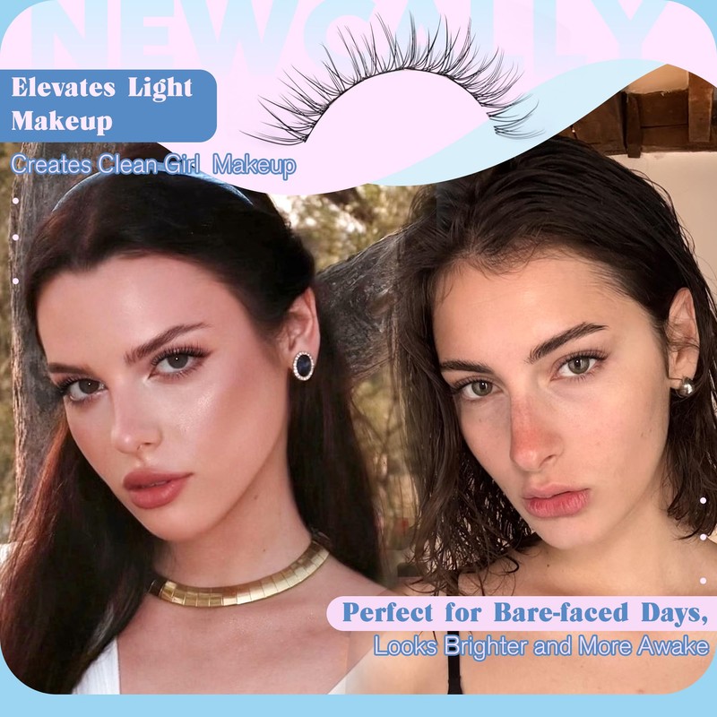 Natural Lash Clusters Kit DIY Lash Extension Kit Wispy Eyelash
