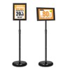 EthPul 2 Pack Sign Holder Stand 8.5x11 inch, Height Adjustable