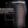 COOLOMG Mens Padded Baseball Sliding Shorts with Groin Cup Athletic