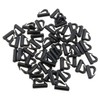 LUORNG 50PCS 13mm Clevis Spinner Snap Fishing Tackle U-Clip Swivel