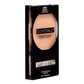 Wet N Wild Cover All Pressed Powder, 828B Deep Tan, 0.26 oz/7.5 g