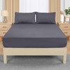 Utopia Bedding Double Fitted Sheet with 2 Pillow Cases (50x75cm),