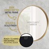 HBCY Creations Gold Round Wall Mirror - 24 Inch Large