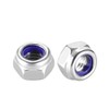 sourcing map Hex Lock Nuts - M5 x 0.8mm Stainless