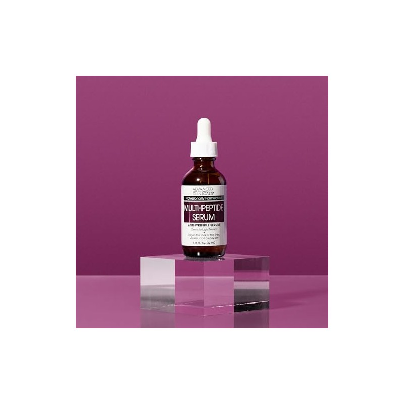 ADVANCED CLINICALS SUERO FACIAL PEPTIDOS ANTI-ARRUGAS CON TRECE ANTIOXIDANTES ORGANICOS