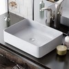 Swiss Madison SM-VS242 Concorde Rectangle Ceramic Vessel Sink