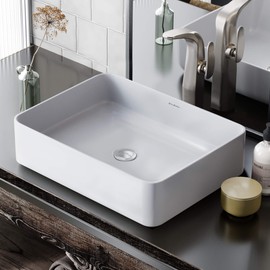 Swiss Madison SM-VS242 Concorde Rectangle Ceramic Vessel Sink