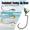 Reaction Tackle Swimbait Swing Jig Heads Blue Gizzard 3/4