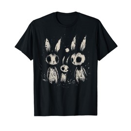 Creepy Cute Bunny Rabbits Horror Goth Grunge Alt Aesthetic T-Shirt