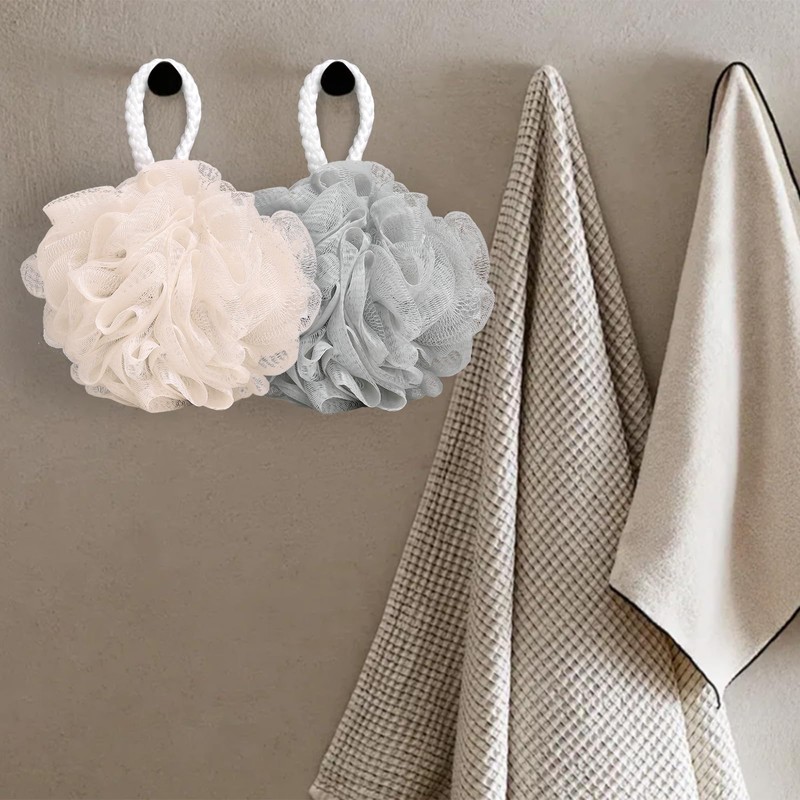 Pack of 4 Shower Puff Bath Sponge - Extra Soft