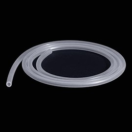Feelers 1mm ID x 2mm OD High-Strength Silicone Tubing Thick Food Grade High Temp Pure Silicon Tube High Temp Home Brewing Winemaking Silicone Hose Tubing, 3.28ft Length