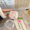 PIQIUZC Compatible with AirPods 4 Case, Cute Grace Pink Floral