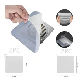 4pzs Tapa Coladera De Regadera Antiolores Para Baño,cocina
