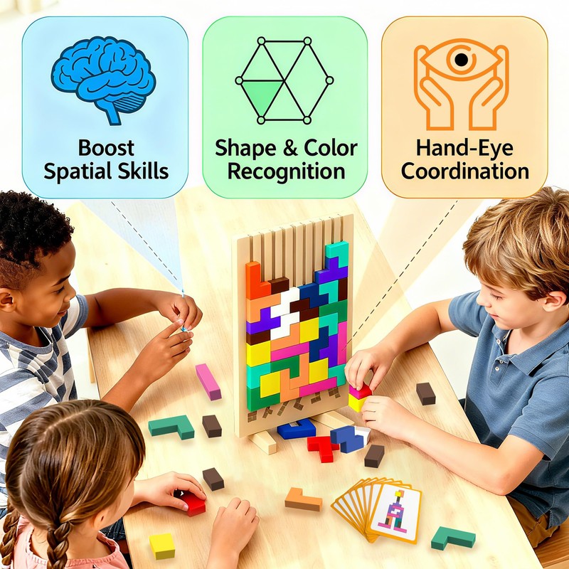 Wooden Block Toy Puzzle